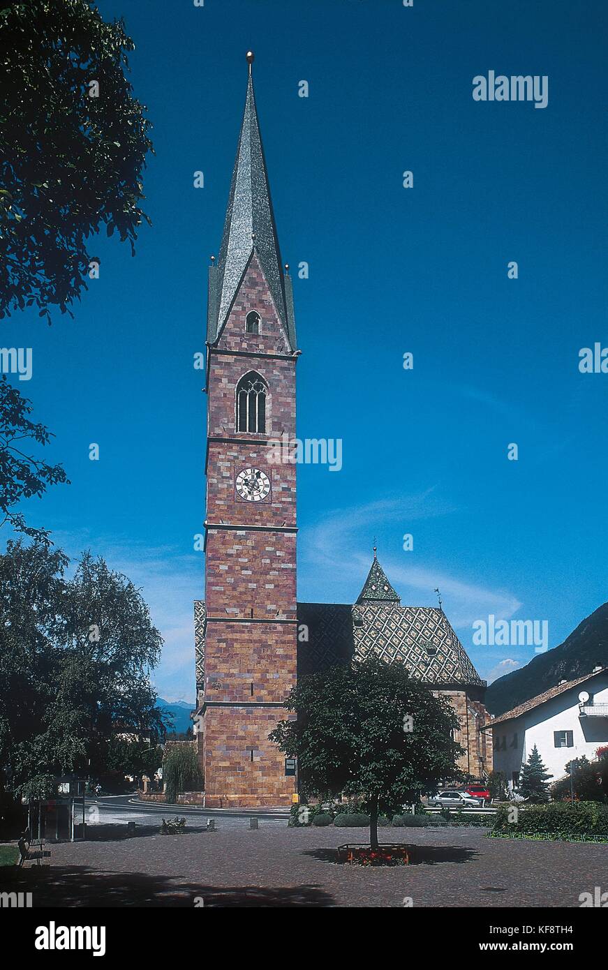 Südtirol terlan Pfarrkirche Stockfoto