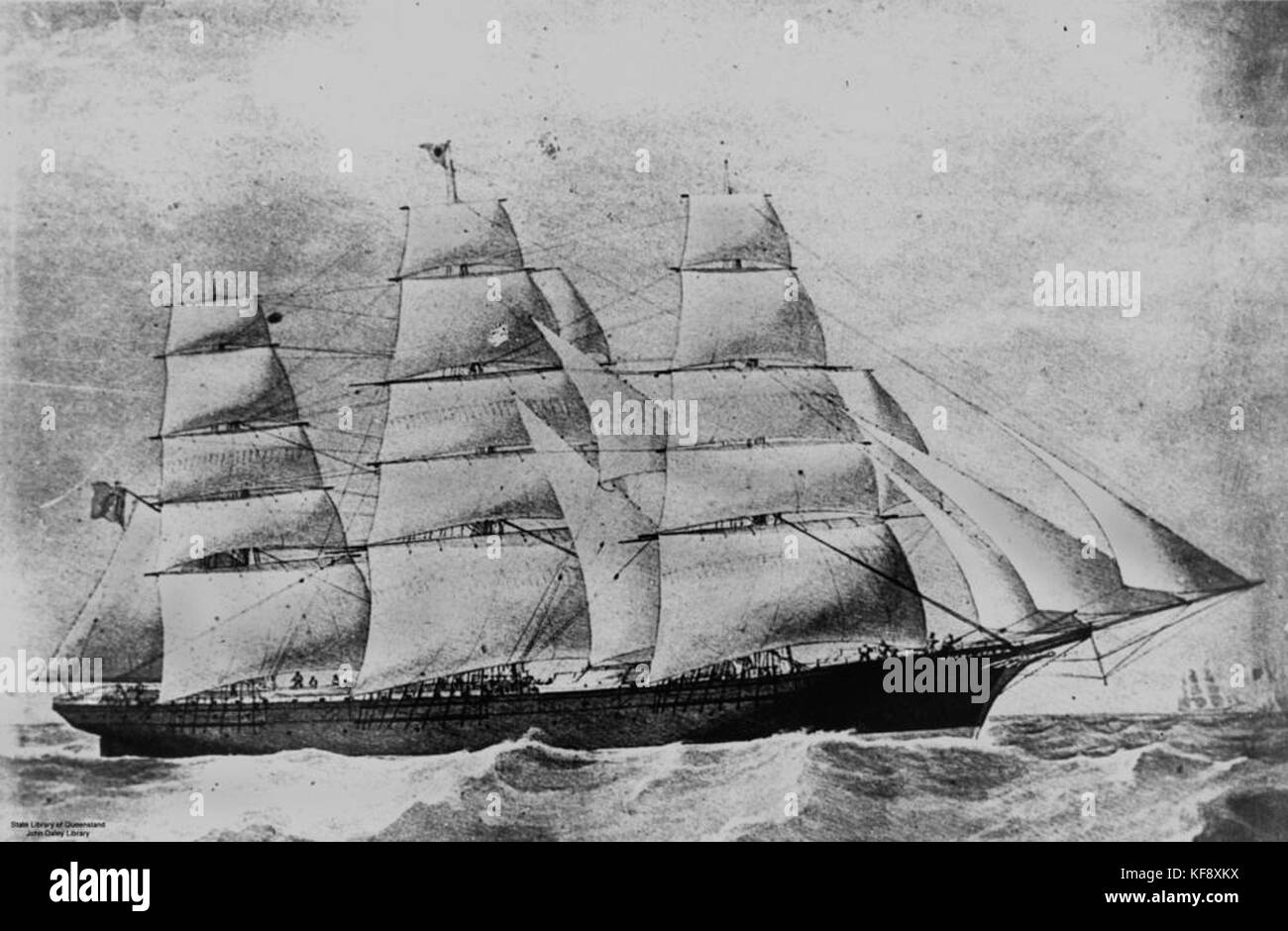 1 134590 FEURIGE Sterne (Schiff) Stockfoto