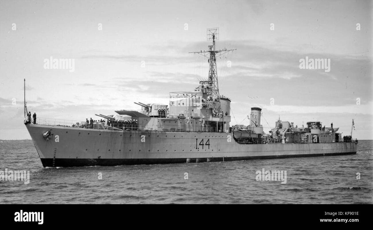 HMAS Warramunga AllanGreen Stockfoto