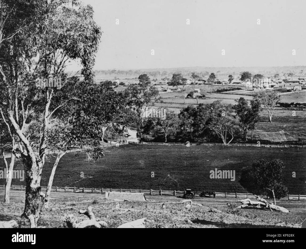 1 110108 Ansicht von Warwick, Queensland, Ca. 1875 Stockfoto