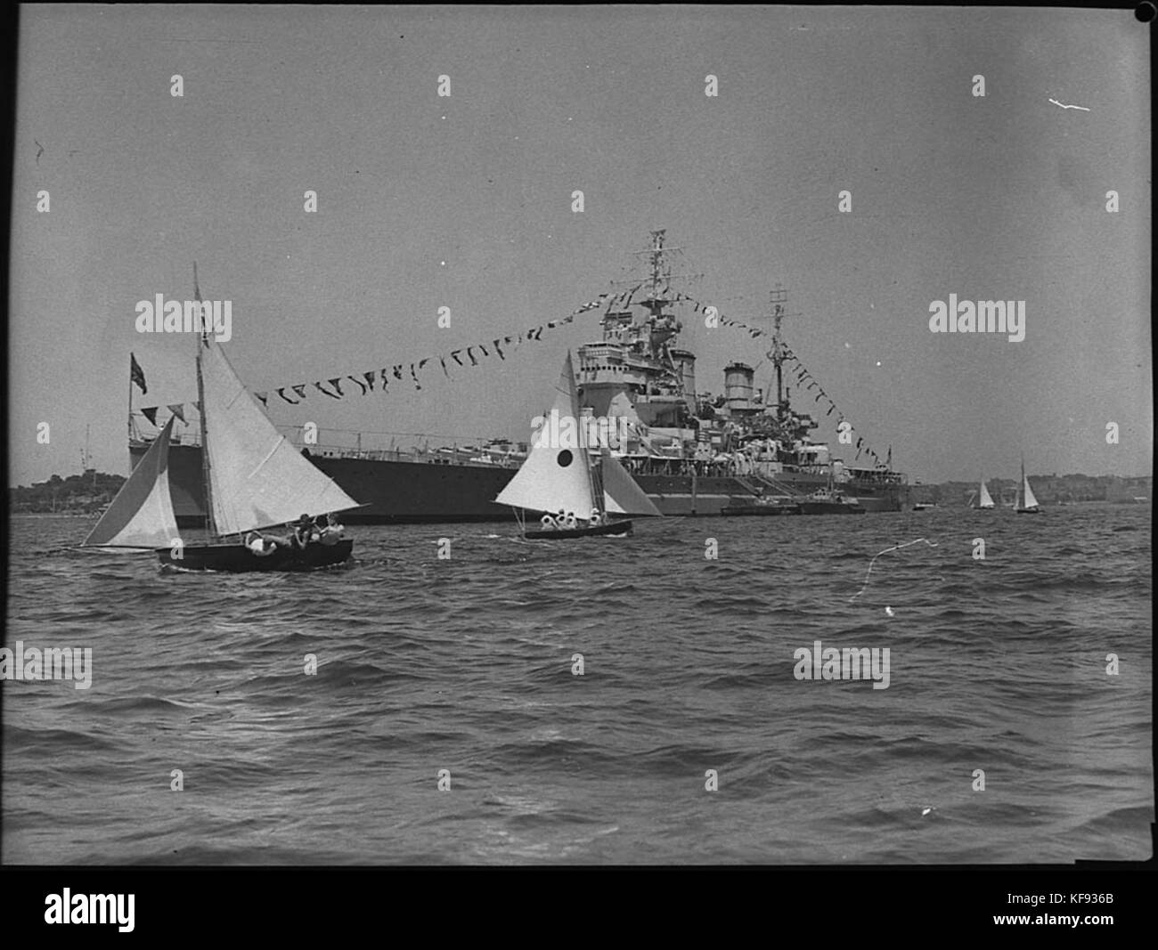 28354 HMS Anson Jubiläum Tag Regatta Stockfoto