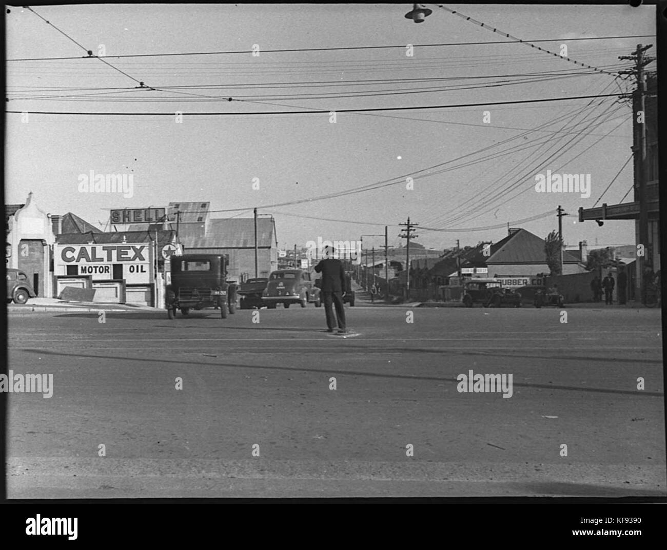28429 Silent Bullen sic am Cooks River Road und Ricketty Street St Peters Princes Highway und Canal Road Stockfoto