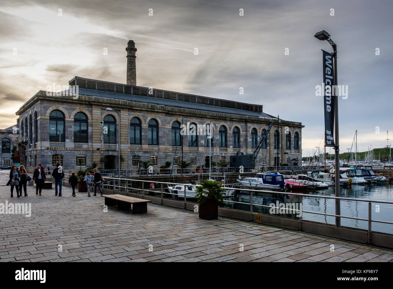 Royal William Yard, Plymouth, Devon, England, Großbritannien Stockfoto