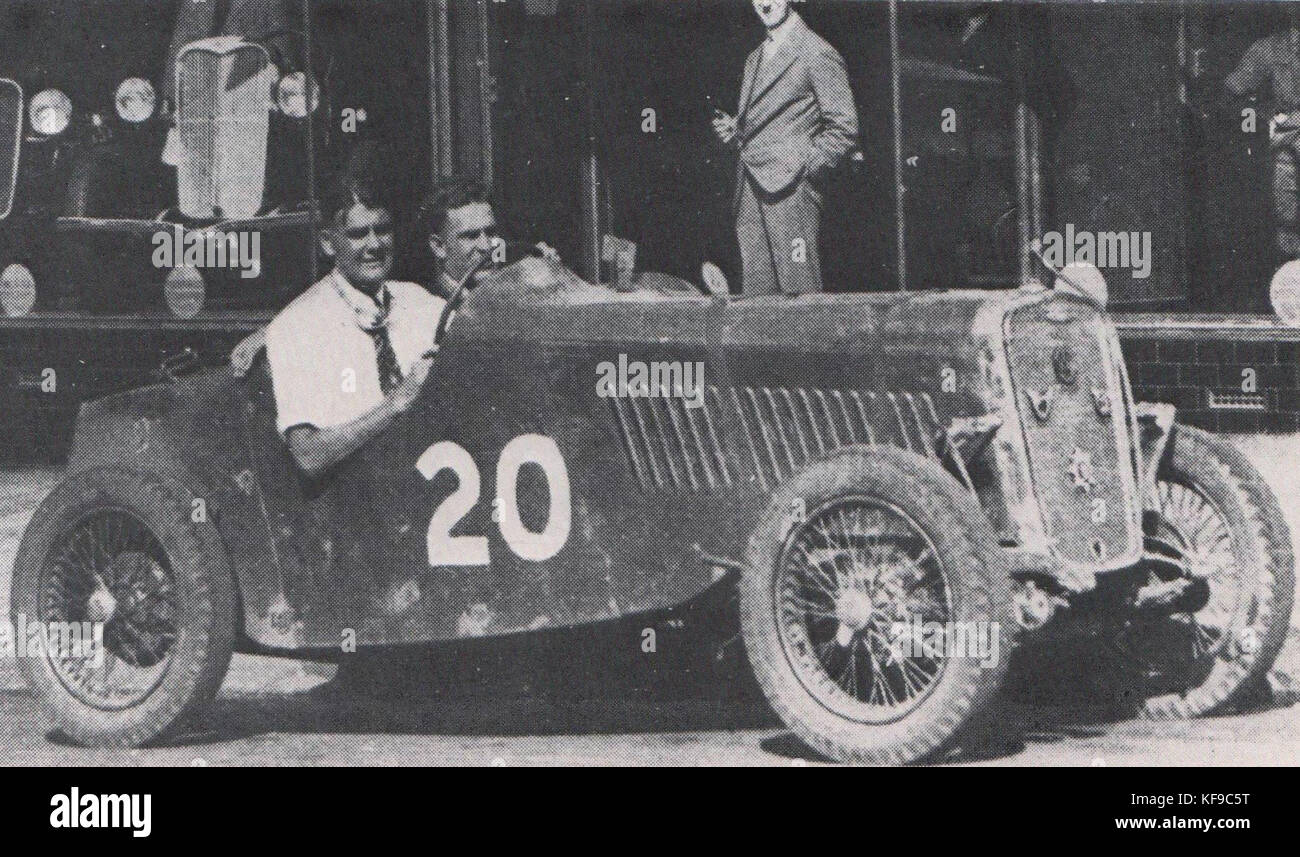 Singer 9 Le Mans von Bob Lea Wright Stockfoto