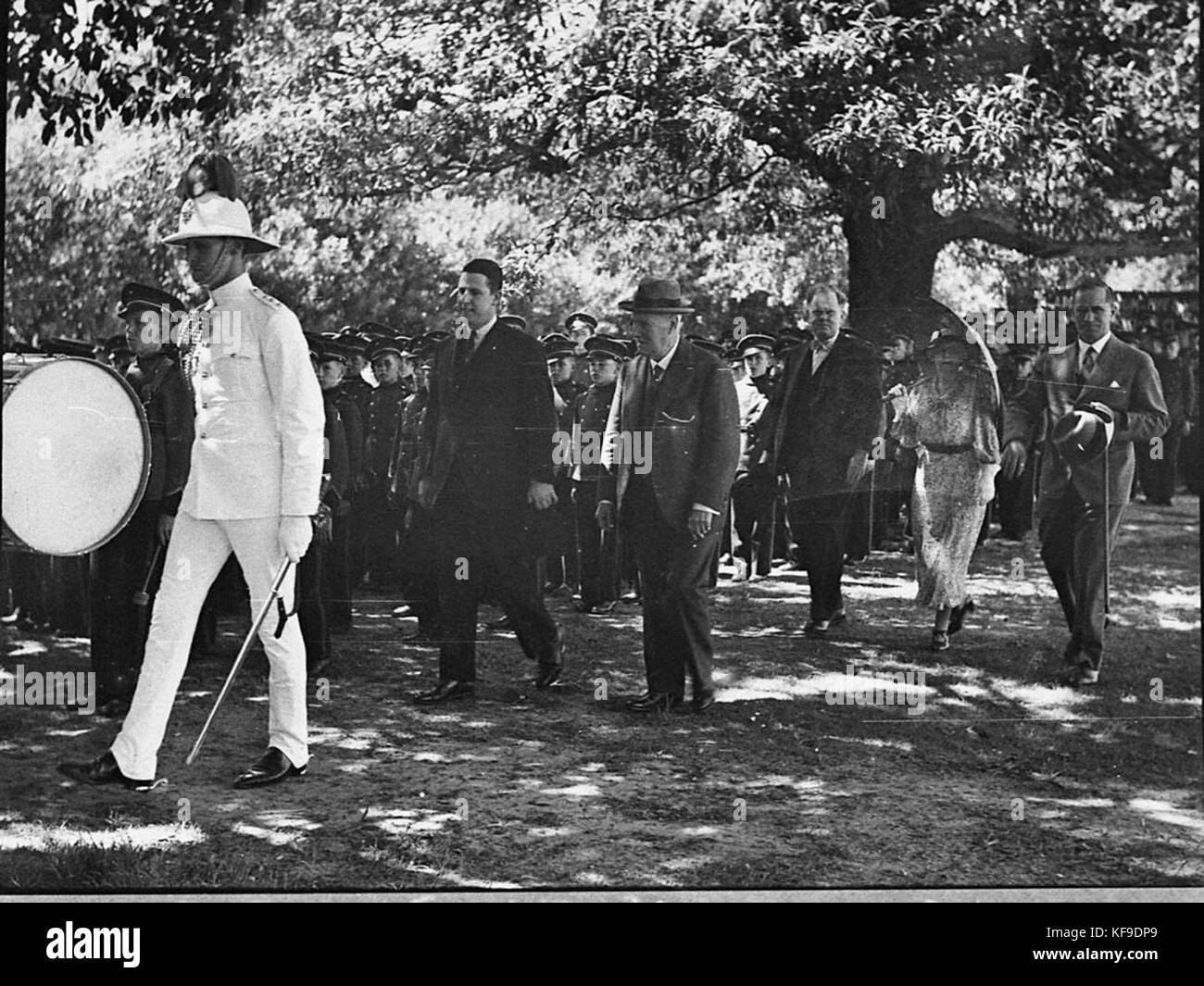 15736 Adelaide jungen Band an der Government House Stockfoto