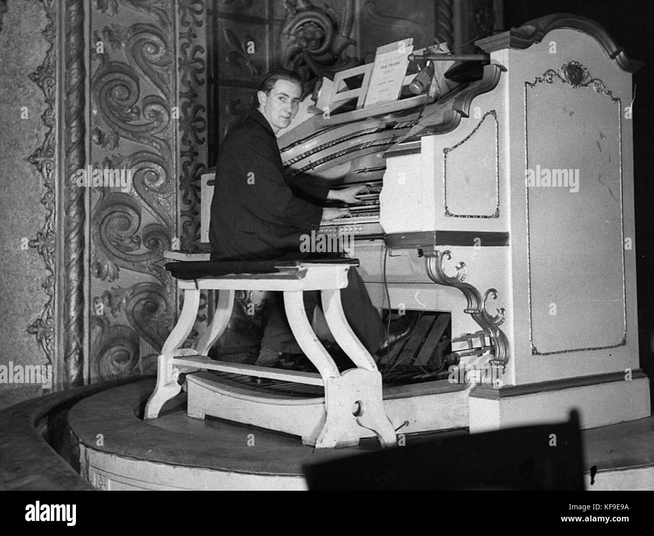 25089 Rechnung am Staatstheater Wurlitzer-orgel Stockfoto