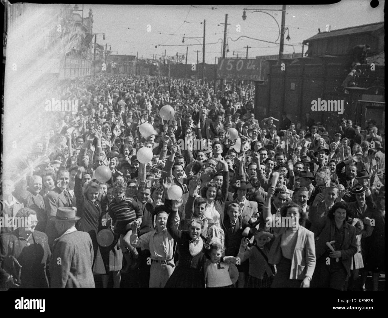 31000 Newcastles 150. Jahrestag Prozession Stockfoto