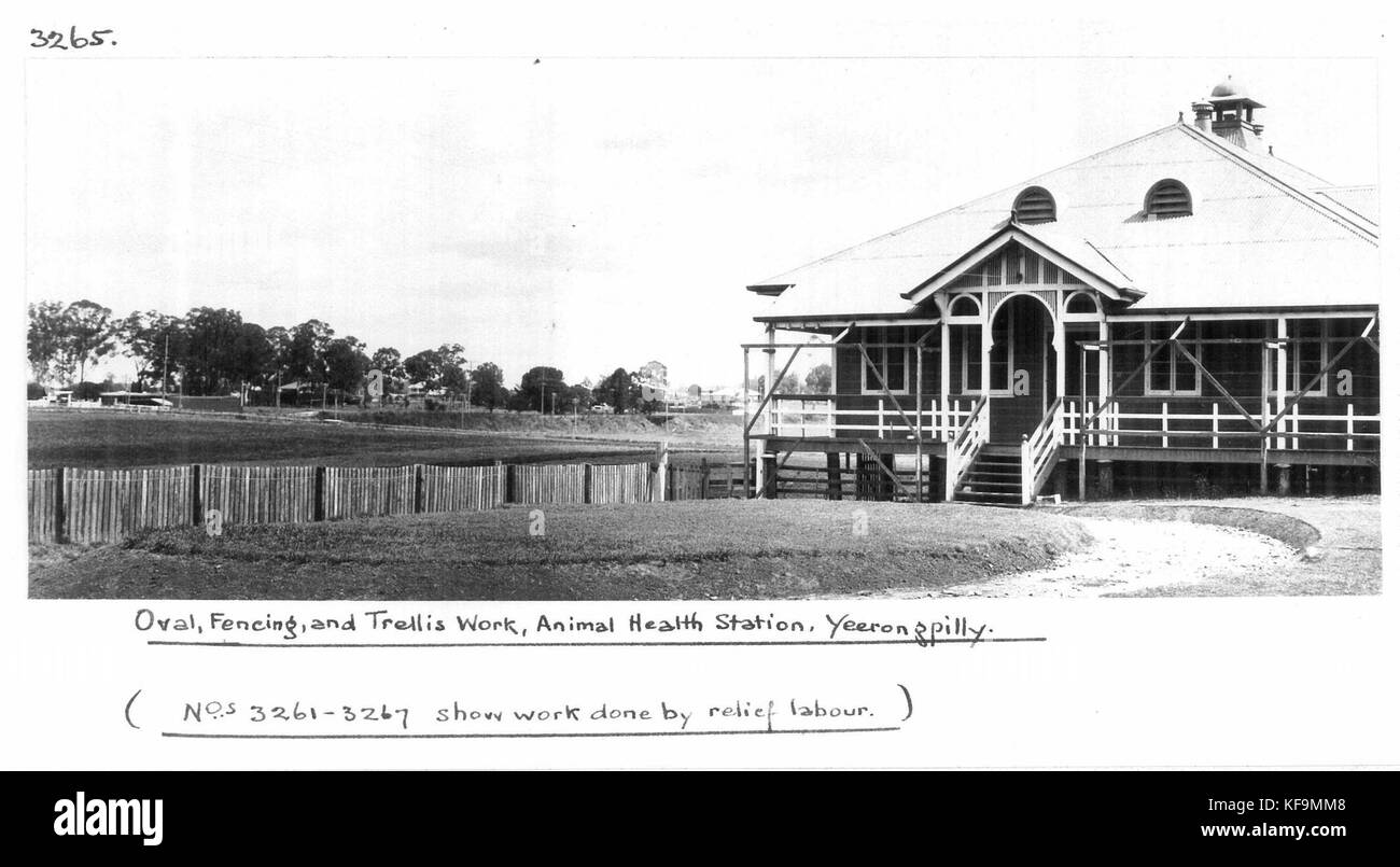 Animal Research Institute, Yeerongpilly D Block, 1933 Stockfoto