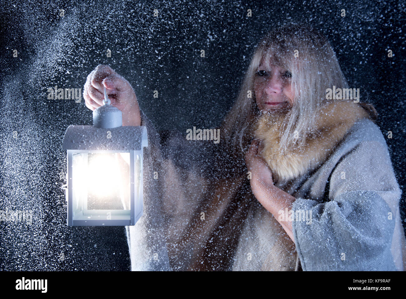 Schneekönigin Stockfoto