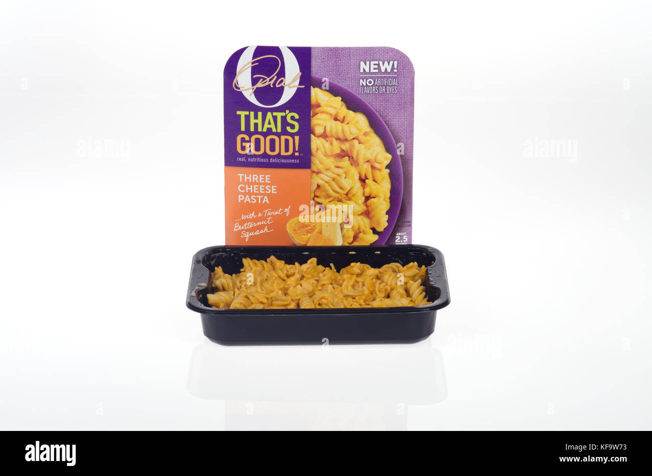O Das ist gut drei Käse pasta Fertiggerichte von Oprah Stockfoto