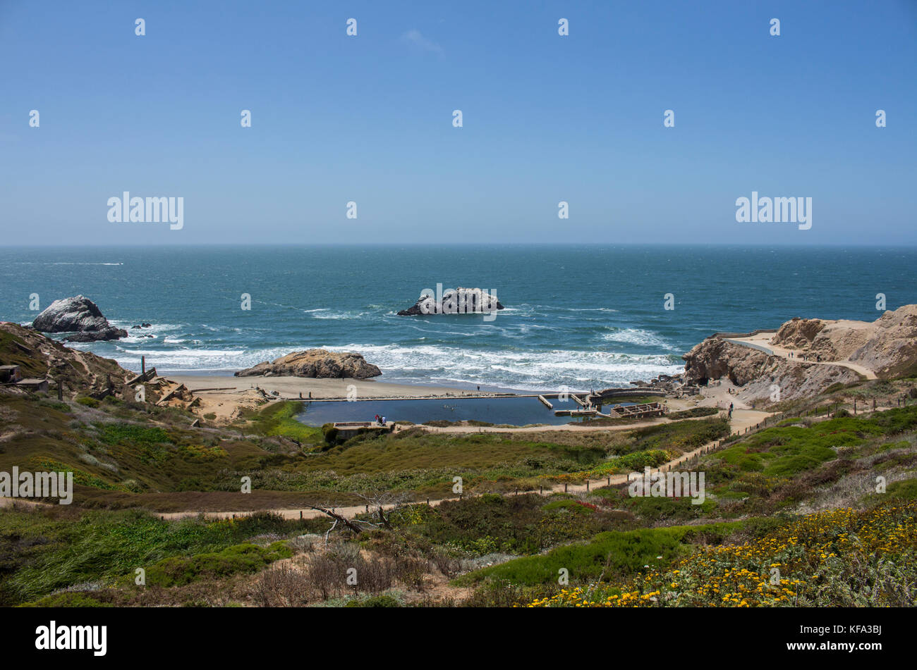 California Beach Stockfoto