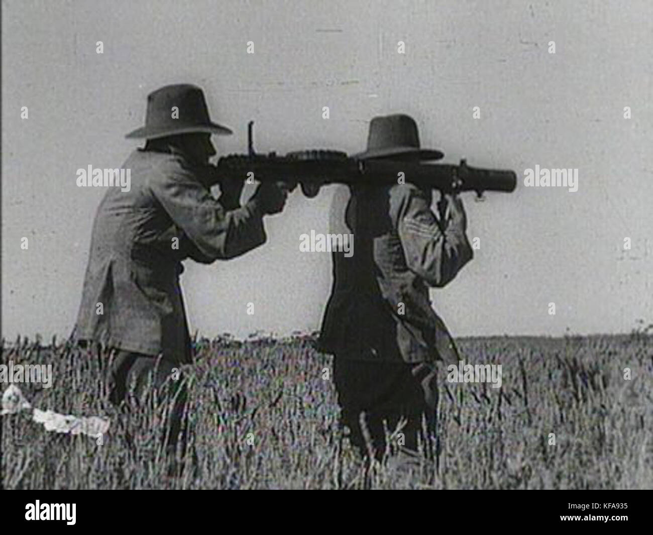Lewis Gun während der Wwu Krieg Stockfoto