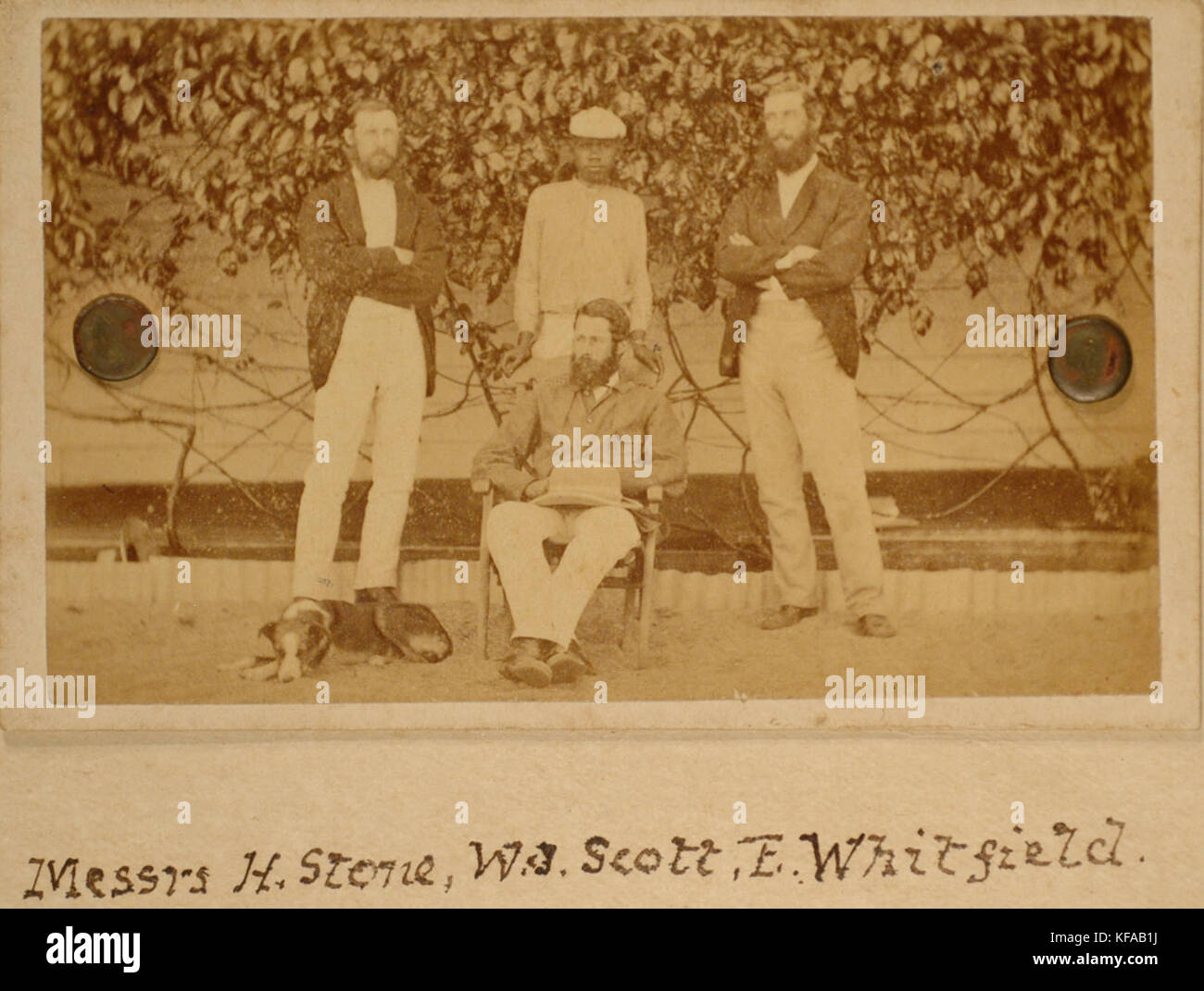 H. in Stein, W. J. Scott und E.Whitfield Stockfoto