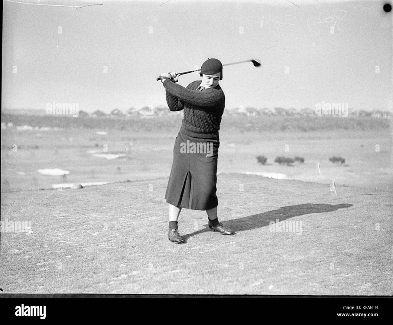 37261 Damen Golf Stockfoto