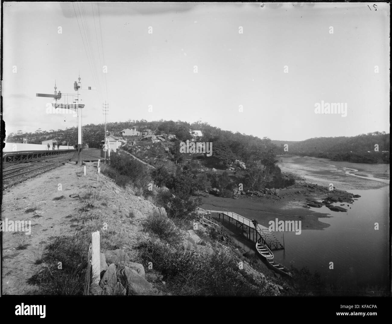 Original Como Bahnhof, Illawarra line (4156338149) Stockfoto