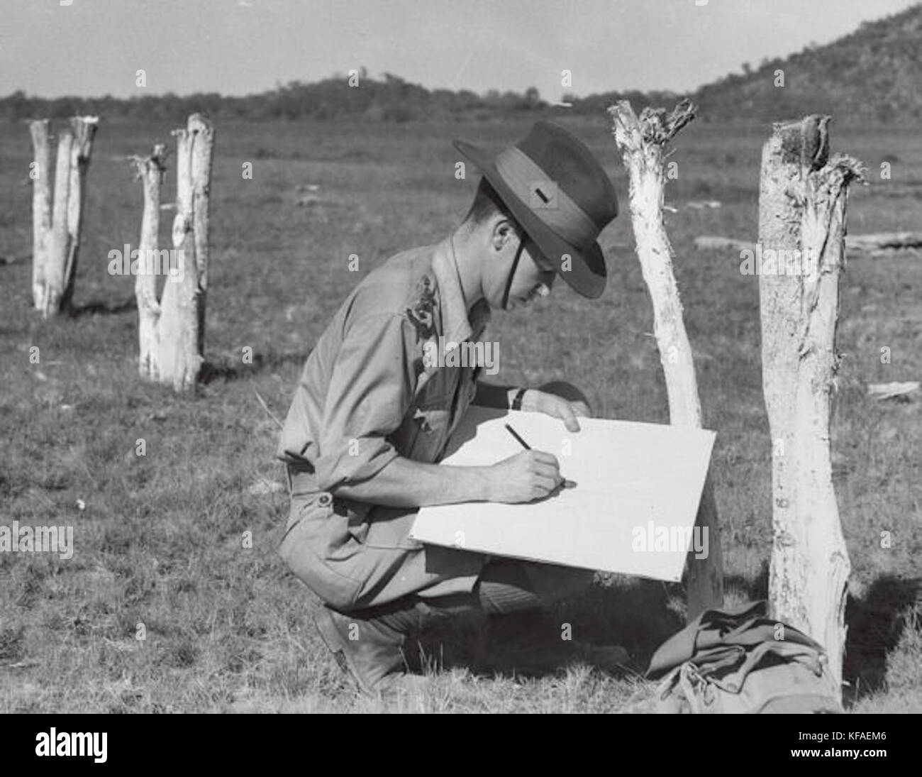 Kapitän Jim McAllester Stockfoto