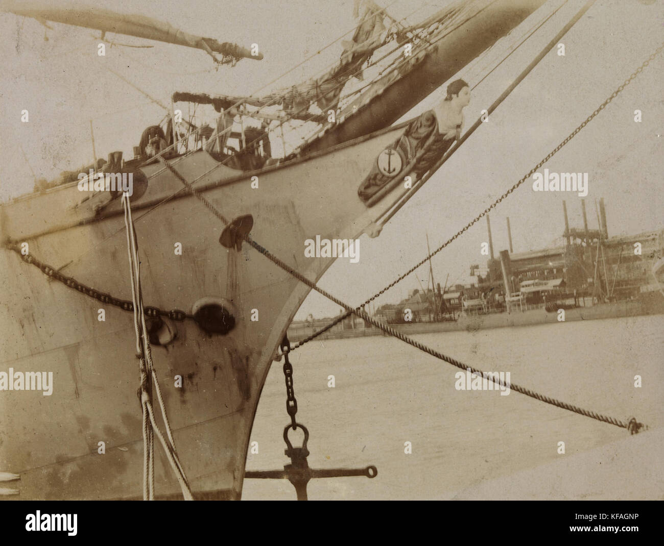 Herzogin Cecilie Galionsfigur SLV H 99.220 3749 Stockfoto