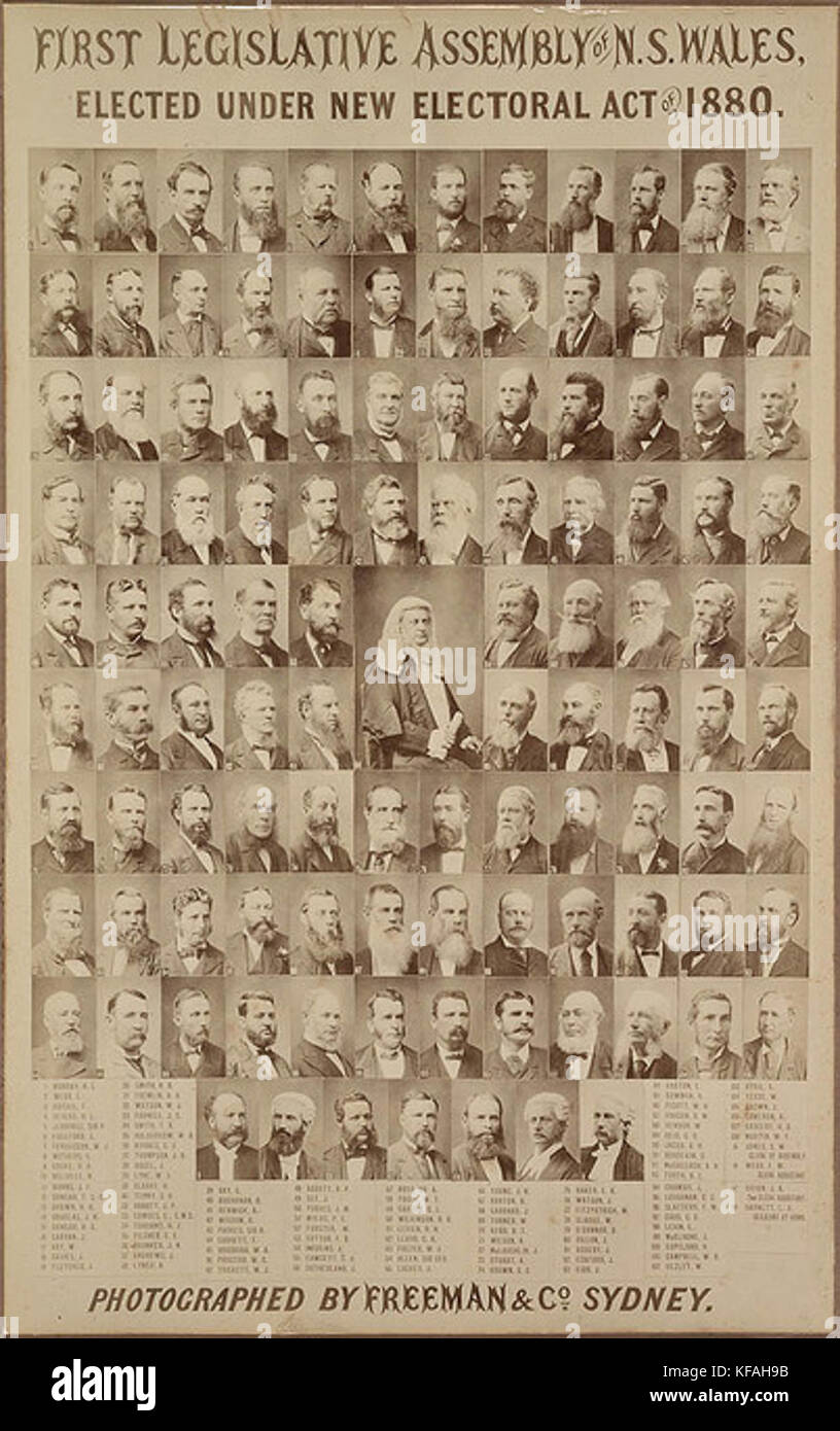 NSW erste Gesetzgebende Versammlung Stockfoto