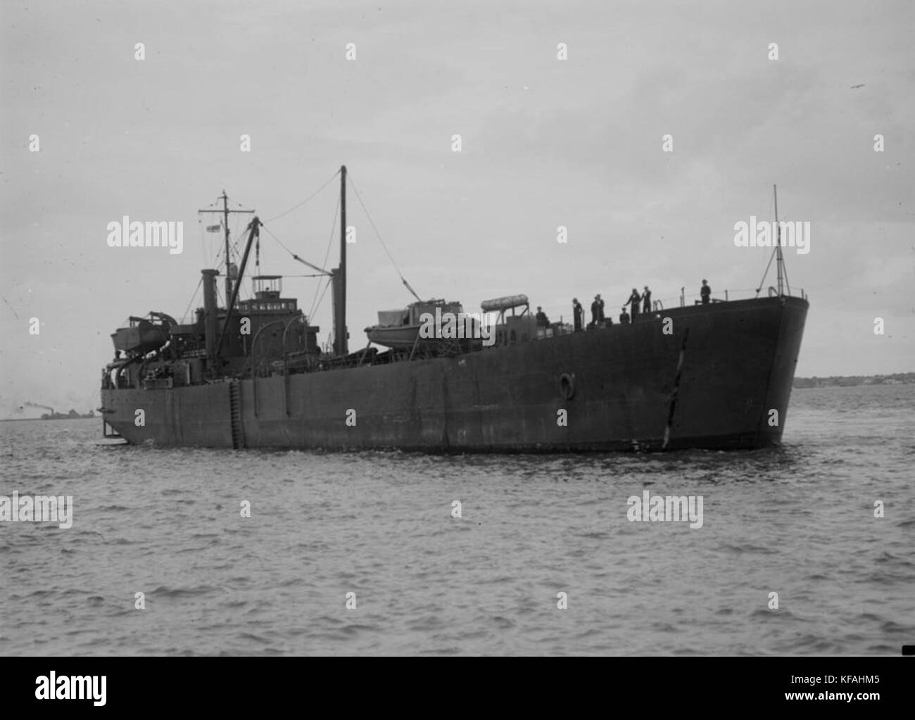 Der Royal Australian Navy Schiff HMAS LST 3501 Stockfoto