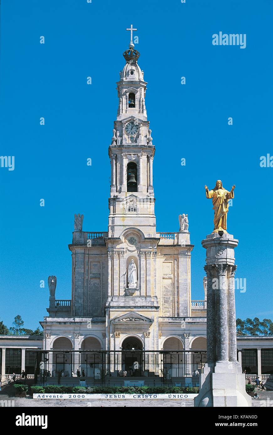 Portugal, Bezirk Santarem, Fatima, das Heiligtum. Stockfoto