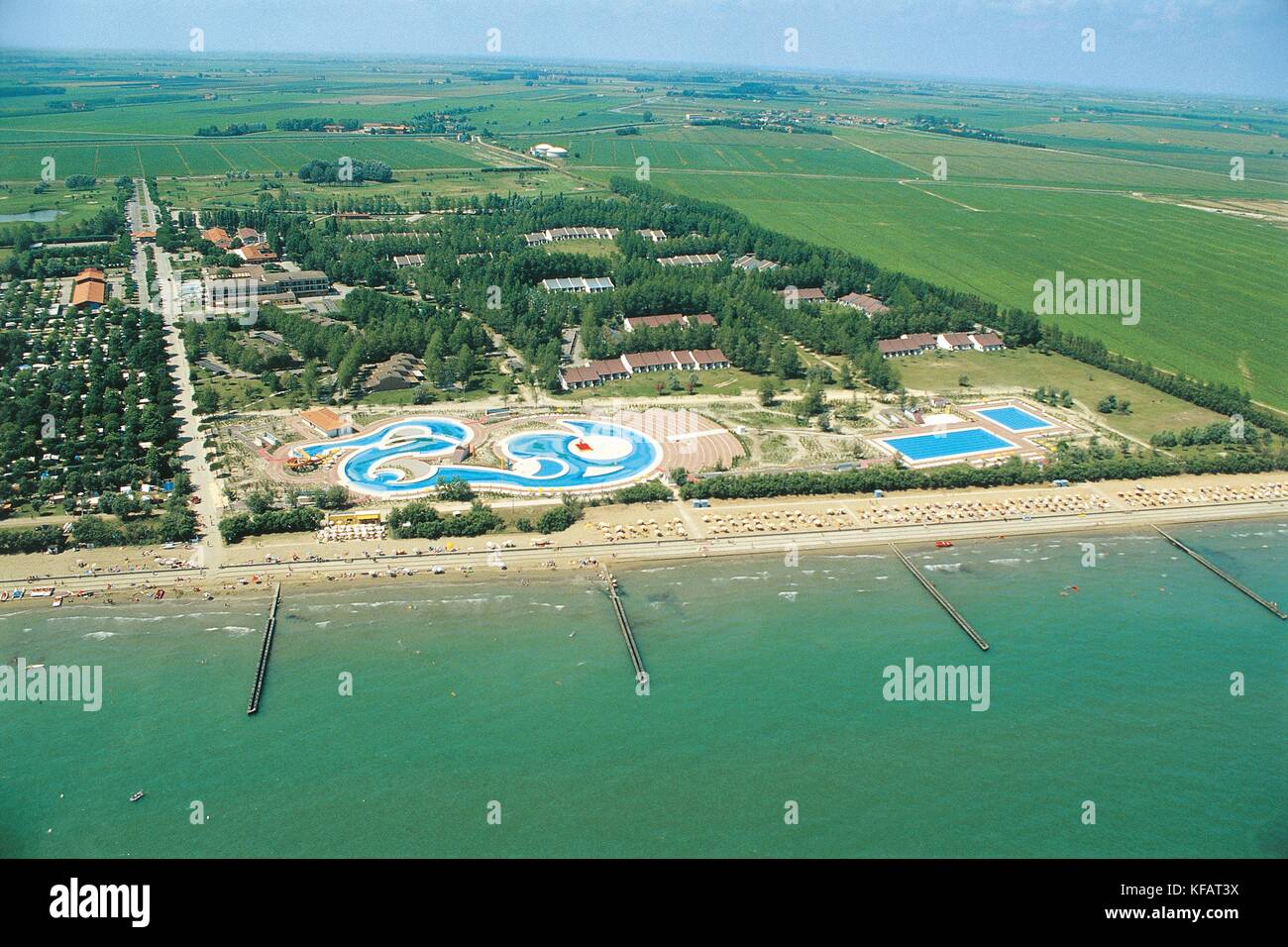 Venetien Bibione Küste Stockfoto