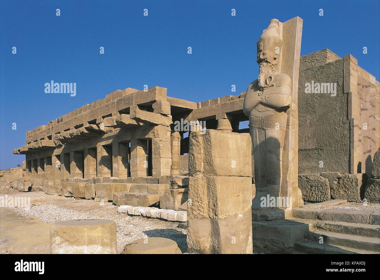 Ägypten, antike Theben (UNESCO World Heritage List, 1979). Luxor Karnak. Großen Tempel des Amon. Pavillon von Thutmosis III. Stockfoto