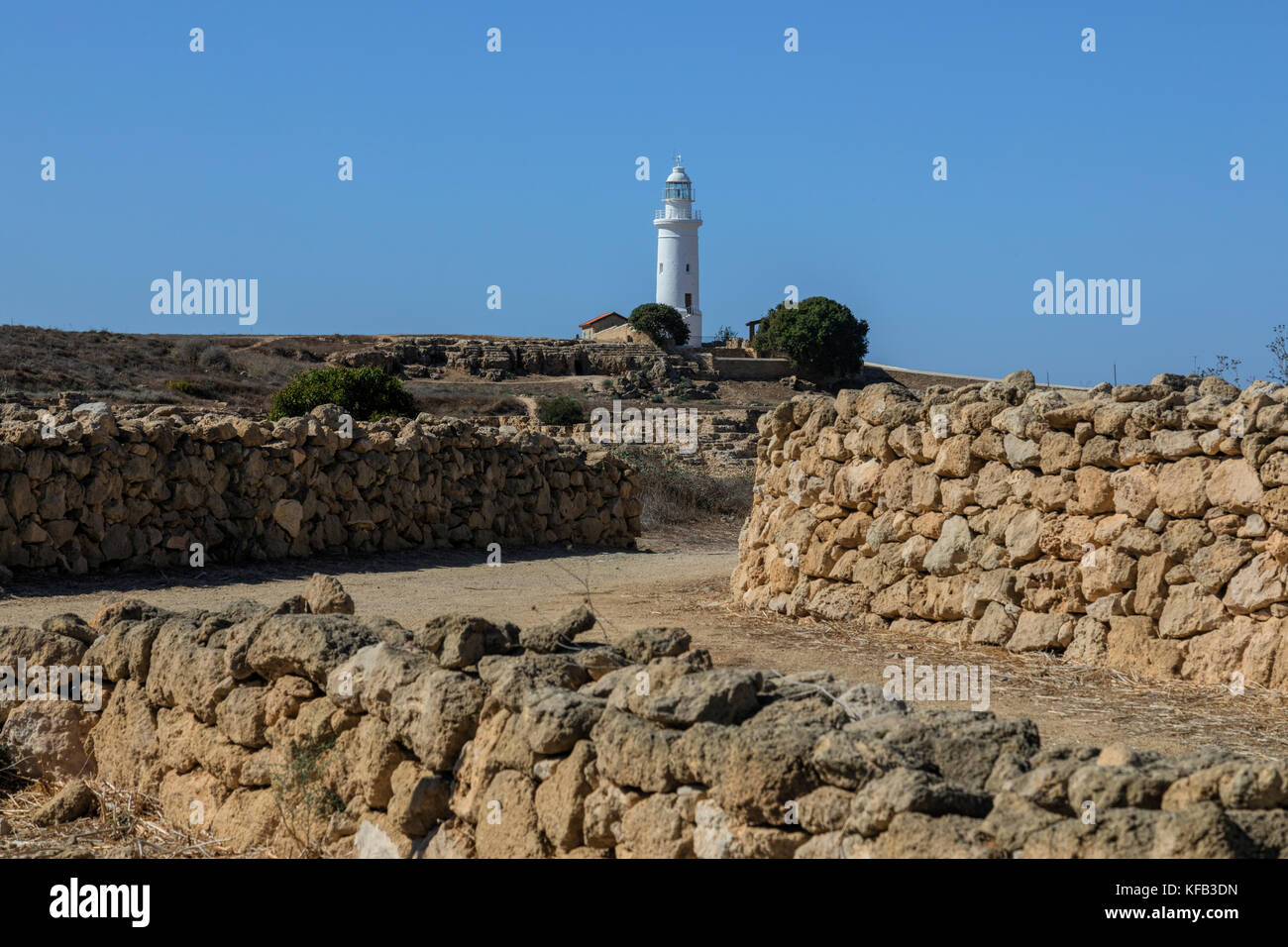 Der Archäologische Park Paphos, Paphos, Zypern Stockfoto