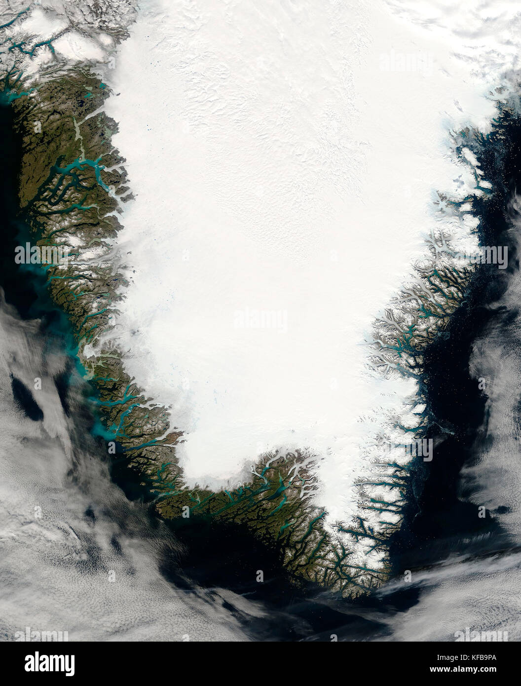 Südlichen Grönland, August 2006 Stockfoto