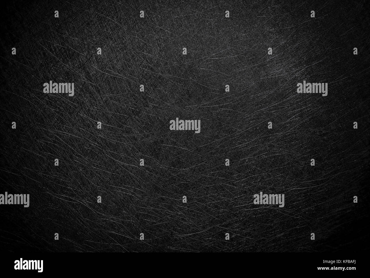Grunge schwarzer Hintergrund mit Zerkratzt und Gewebe Textur Stockfoto