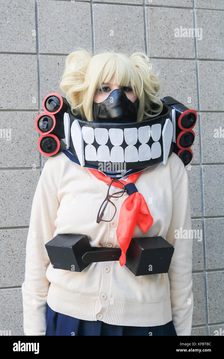 London, Großbritannien. 27. Oktober 2017. cosplayer Kleid in Ihrem bevorzugten comic Charakter Kostüme auf der mcm Comic Con Convention im Excel Centre London Kredit statt: Amer ghazzal/alamy leben Nachrichten Stockfoto