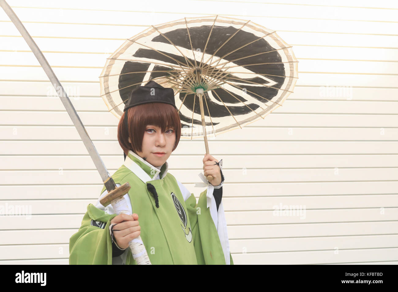 London, Großbritannien. 27. Oktober 2017. cosplayer Kleid in Ihrem bevorzugten comic Charakter Kostüme auf der mcm Comic Con Convention im Excel Centre London Kredit statt: Amer ghazzal/alamy leben Nachrichten Stockfoto