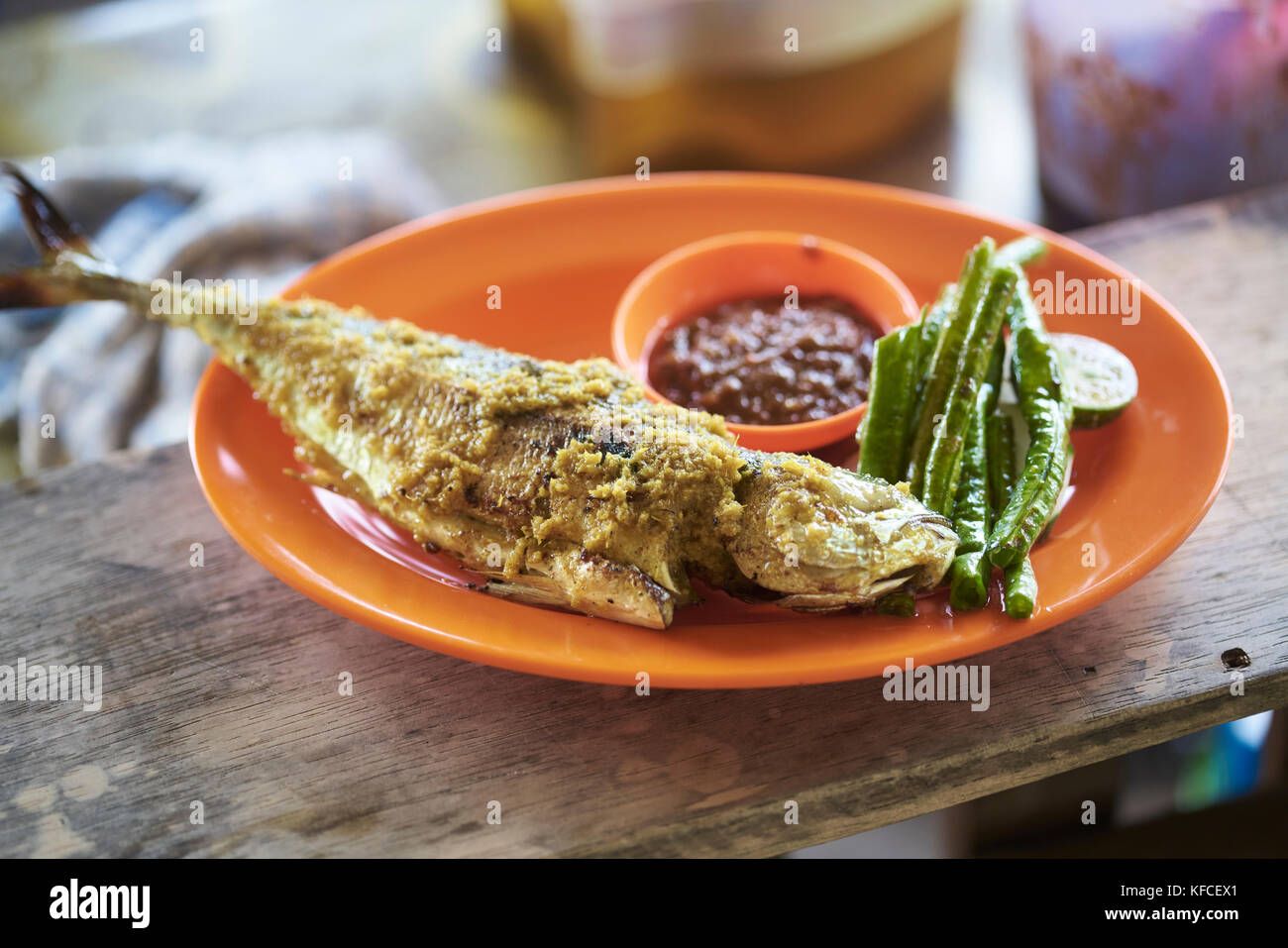 Suppe Ayam - Indonesische Küche Stockfoto