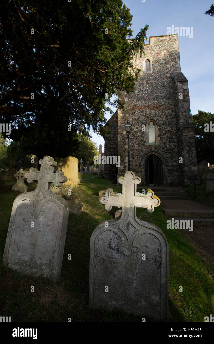 Pilgerfahrt nach Canterbury, der Teil der Alten gehen 220 800 Pilger auf dem Weg von Southampton nach Canterbury, England, Vereinigtes Königreich. Stockfoto