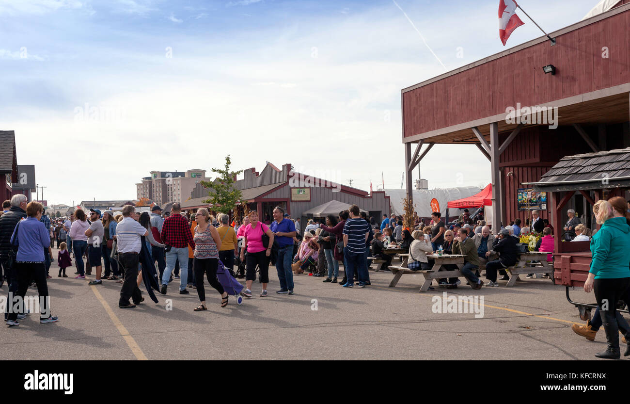 Mennonite Farmers Market in St. Jacobs, Ontario, Kanada, Stockfoto