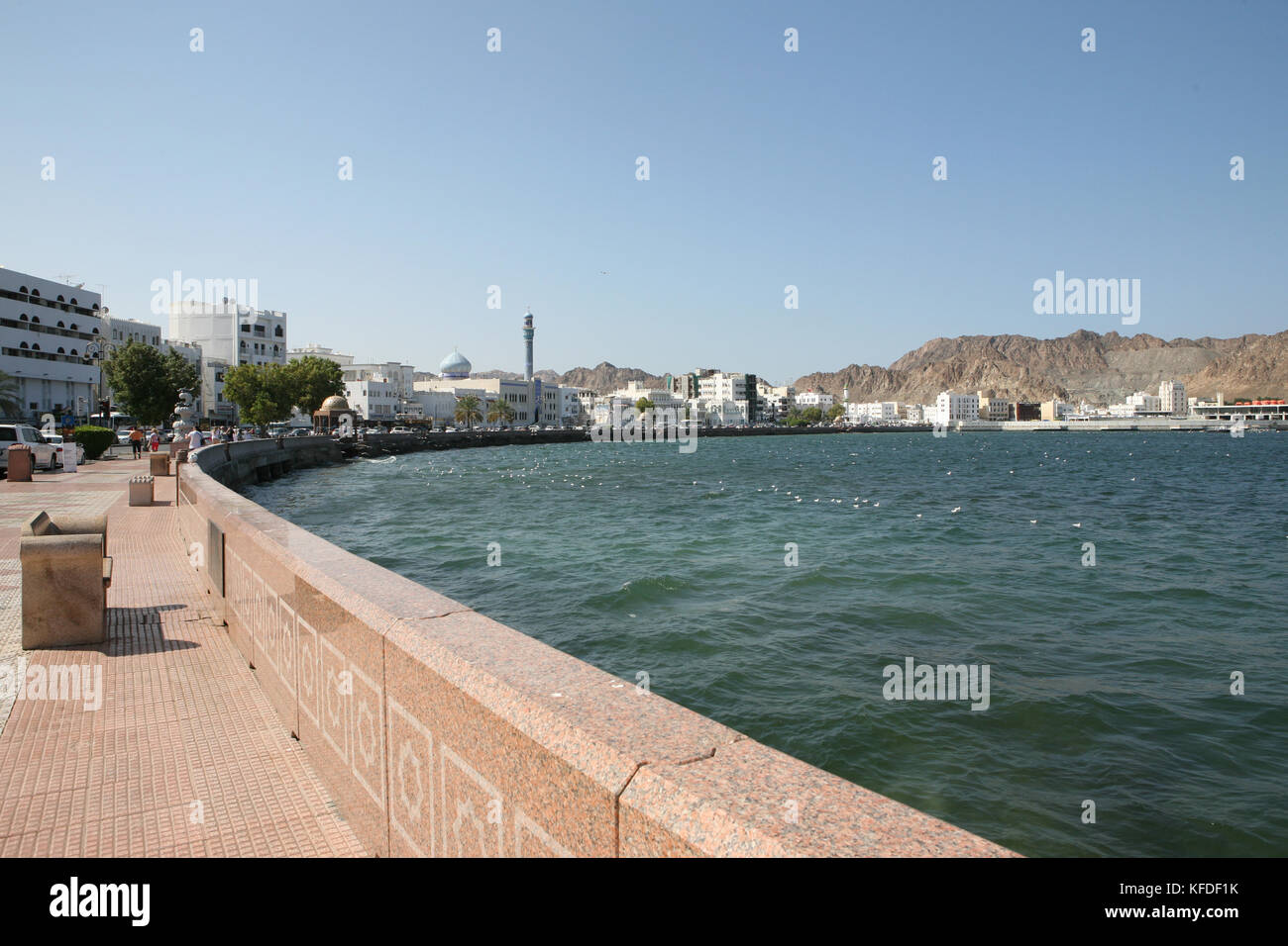 Corniche von Mutrah, Maskat, Sultanat Oman Maskat Stockfoto