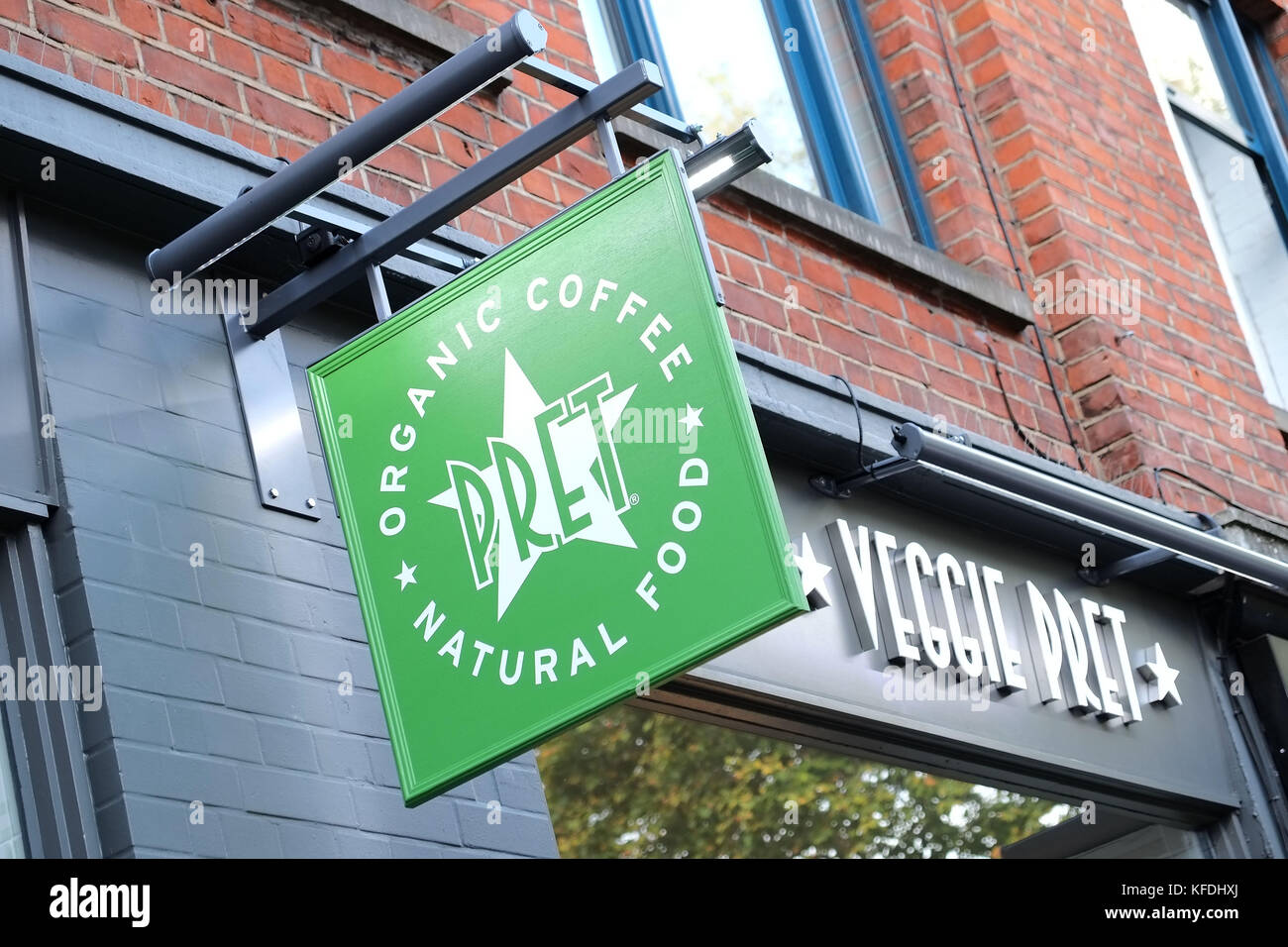 Veggie Pret Exmouth Market Clerkenwell im Londoner Stadtteil Islington Stockfoto