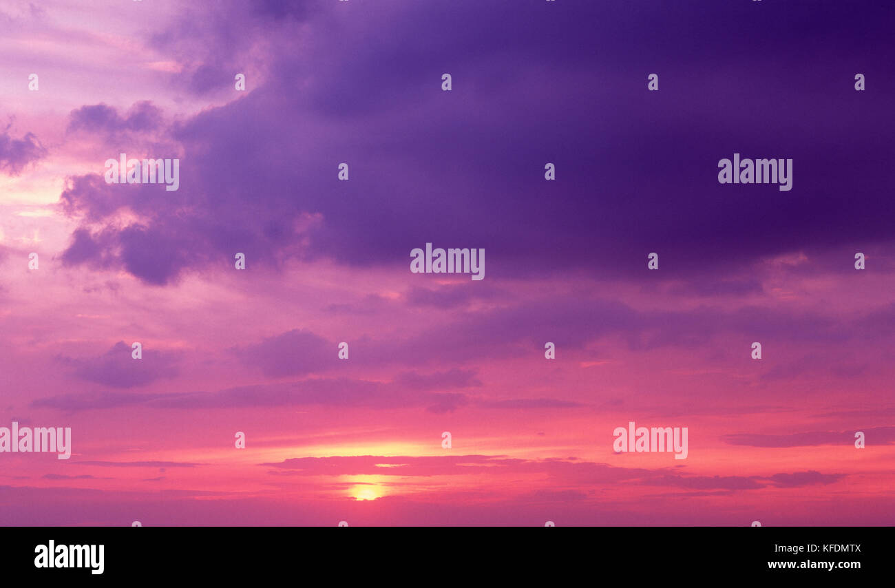 Sonnenuntergang Stockfoto