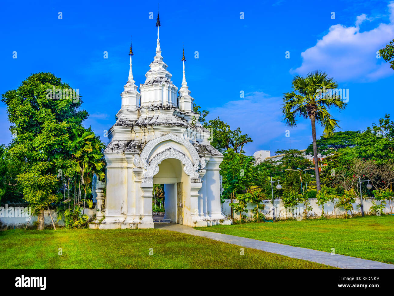 Wat Suan Dok, einem buddhistischen Tempel, Wat in Chiang Mai, Nordthailand. Es ist ein königlicher Tempel der dritten Klasse. Der Tempel ist entlang Suthep Road Stockfoto