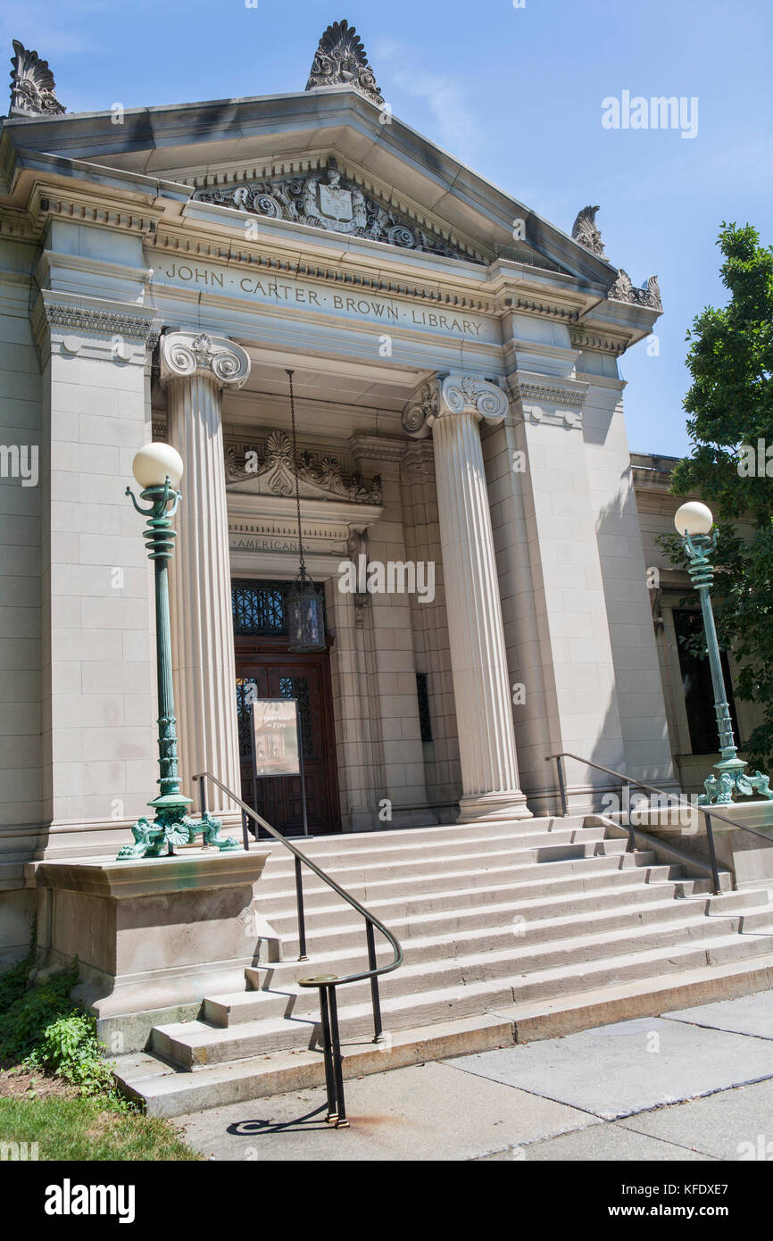 John Carter brown Library, Brown University, Providence, Rhode Island, USA Stockfoto