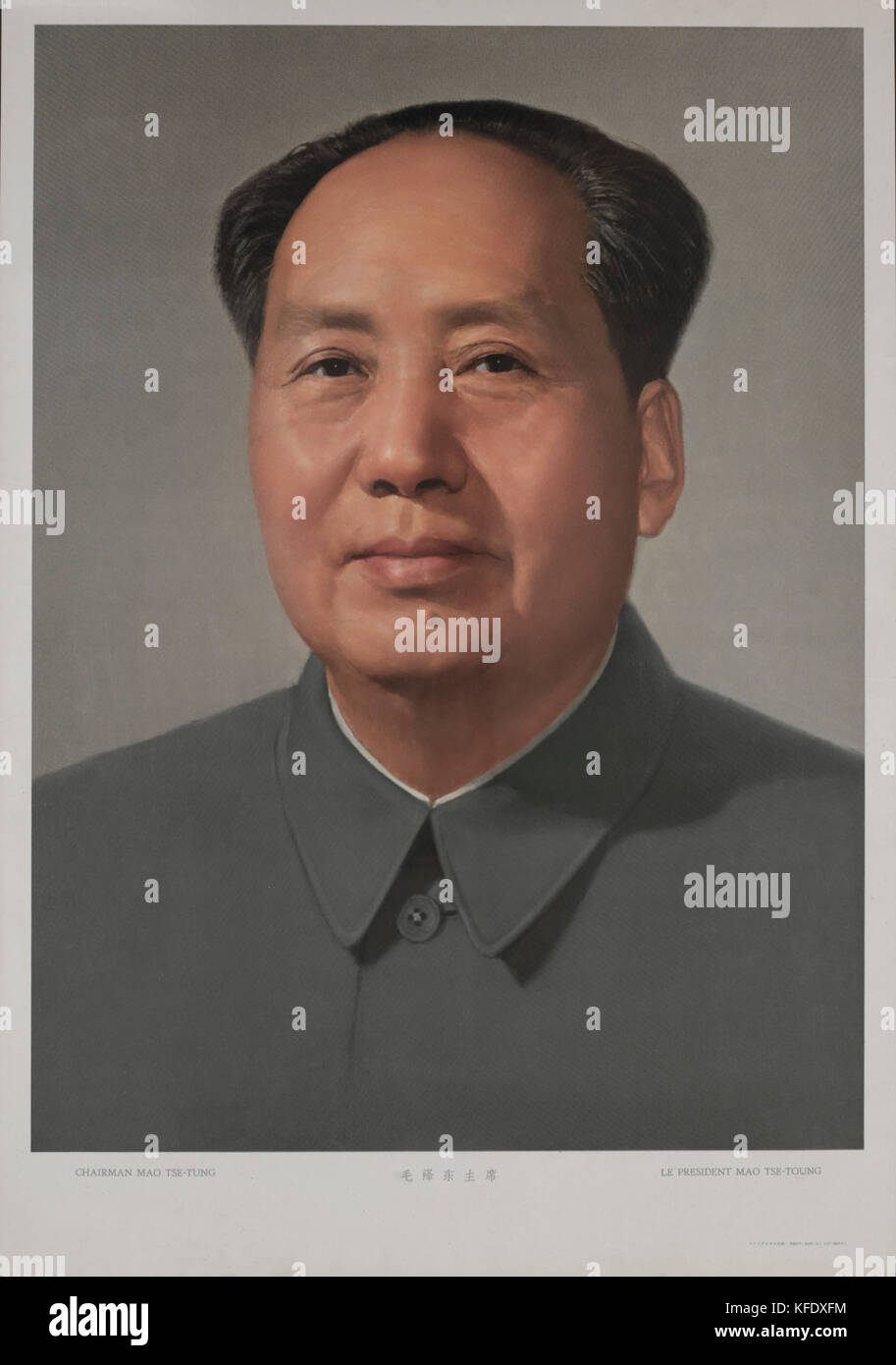 Mao Zedong (1893-1976), Gründer der Volksrepublik China, Stockfoto