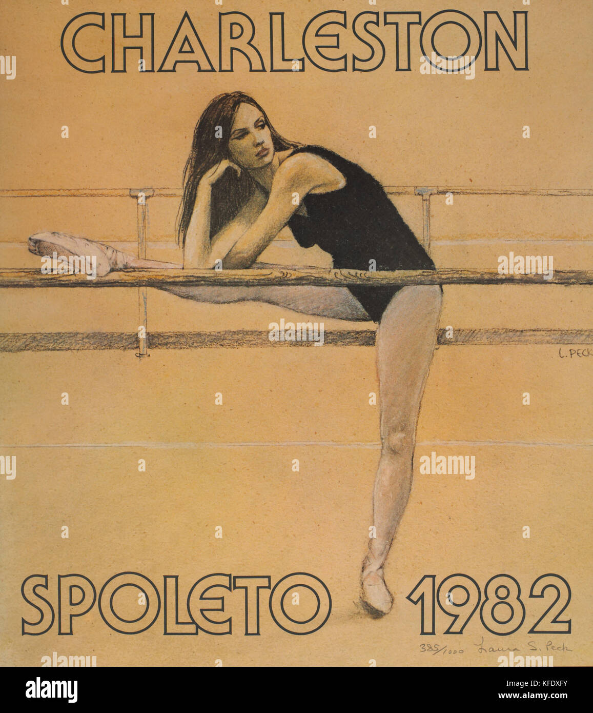 Spoleto Festival Poster, Charleston 1982 Stockfoto