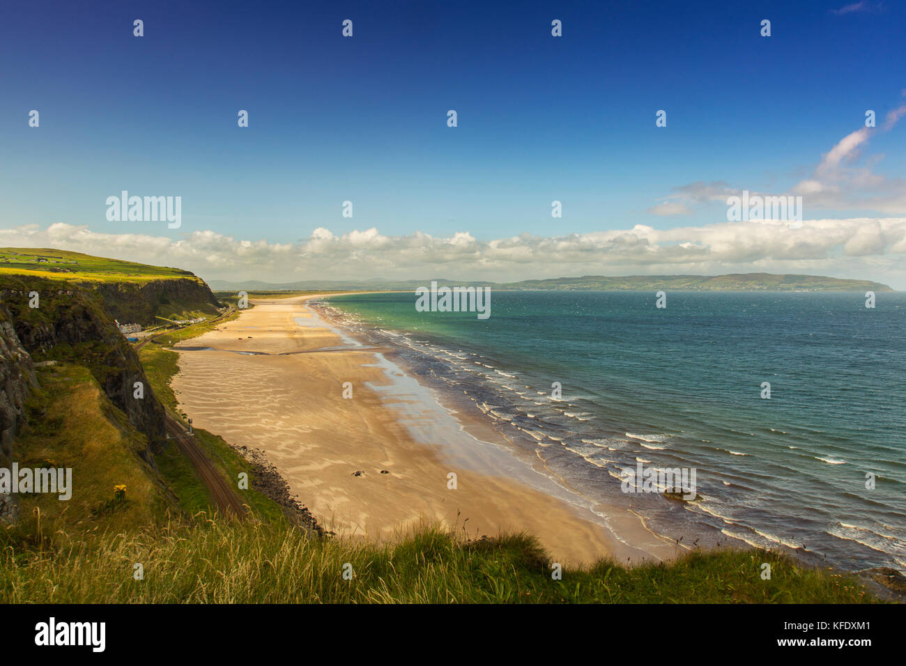 Einer der bekanntesten Strände in Irland Down Hill Strand co.londonderry Stockfoto