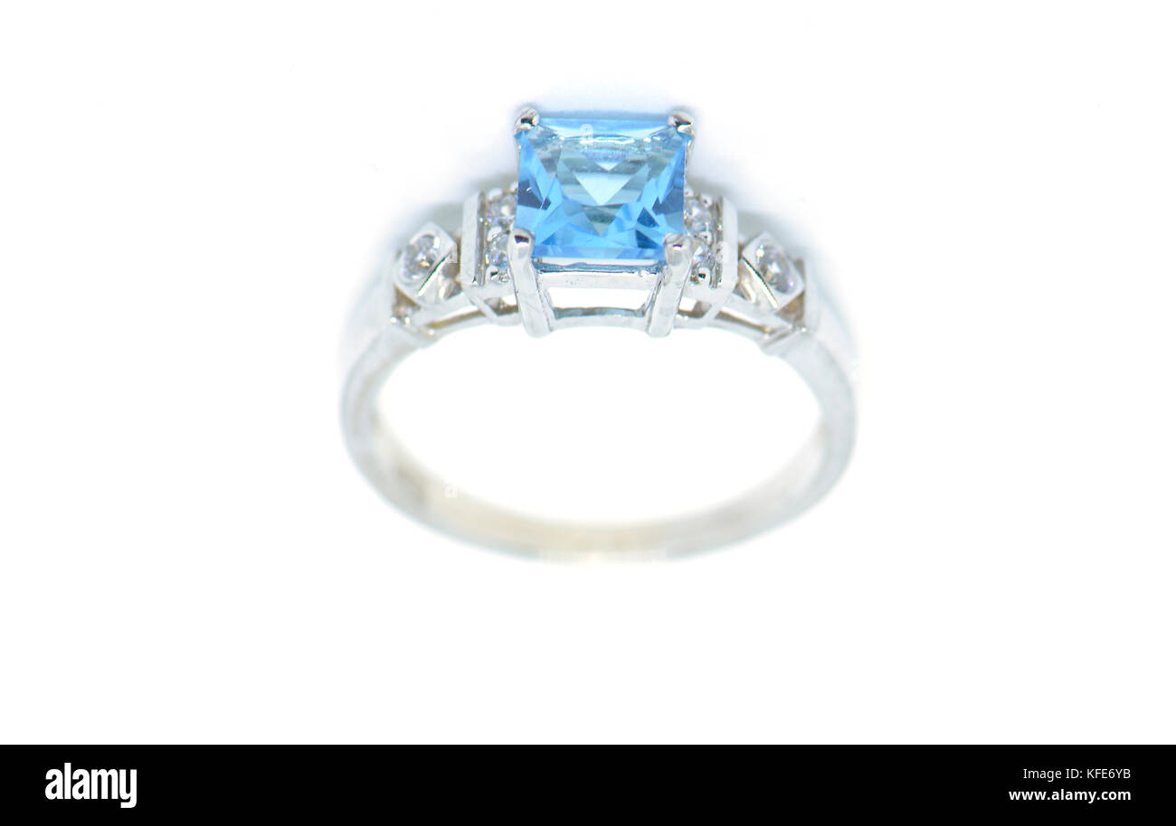 Topaz Ring Stockfoto