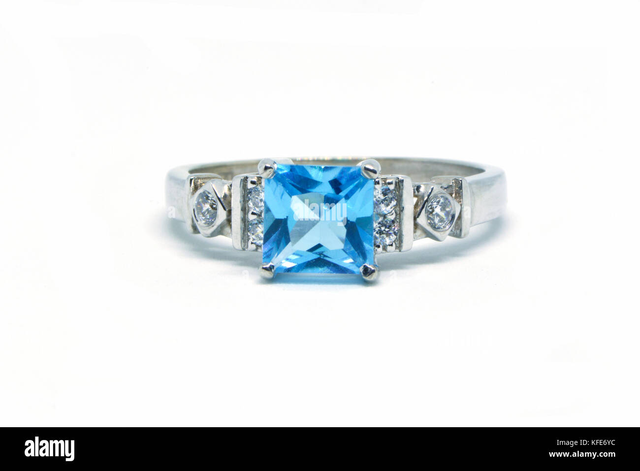 Topaz Ring Stockfoto