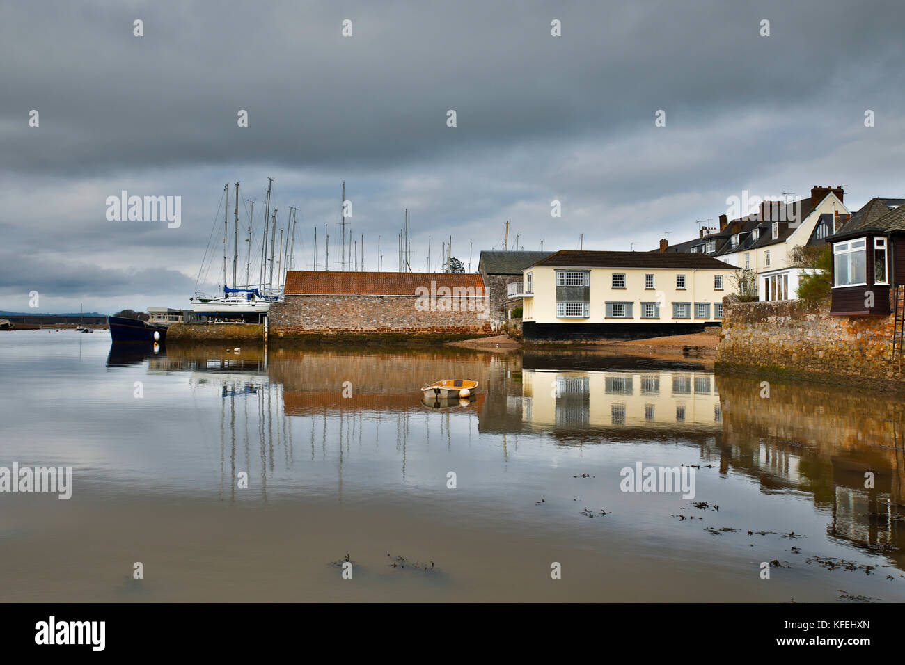Topsham; Devon; Großbritannien Stockfoto