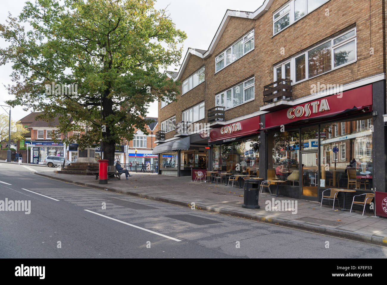 Anzeigen von Northwood Stadtzentrum, Middlesex, England, Vereinigtes Königreich. Stockfoto