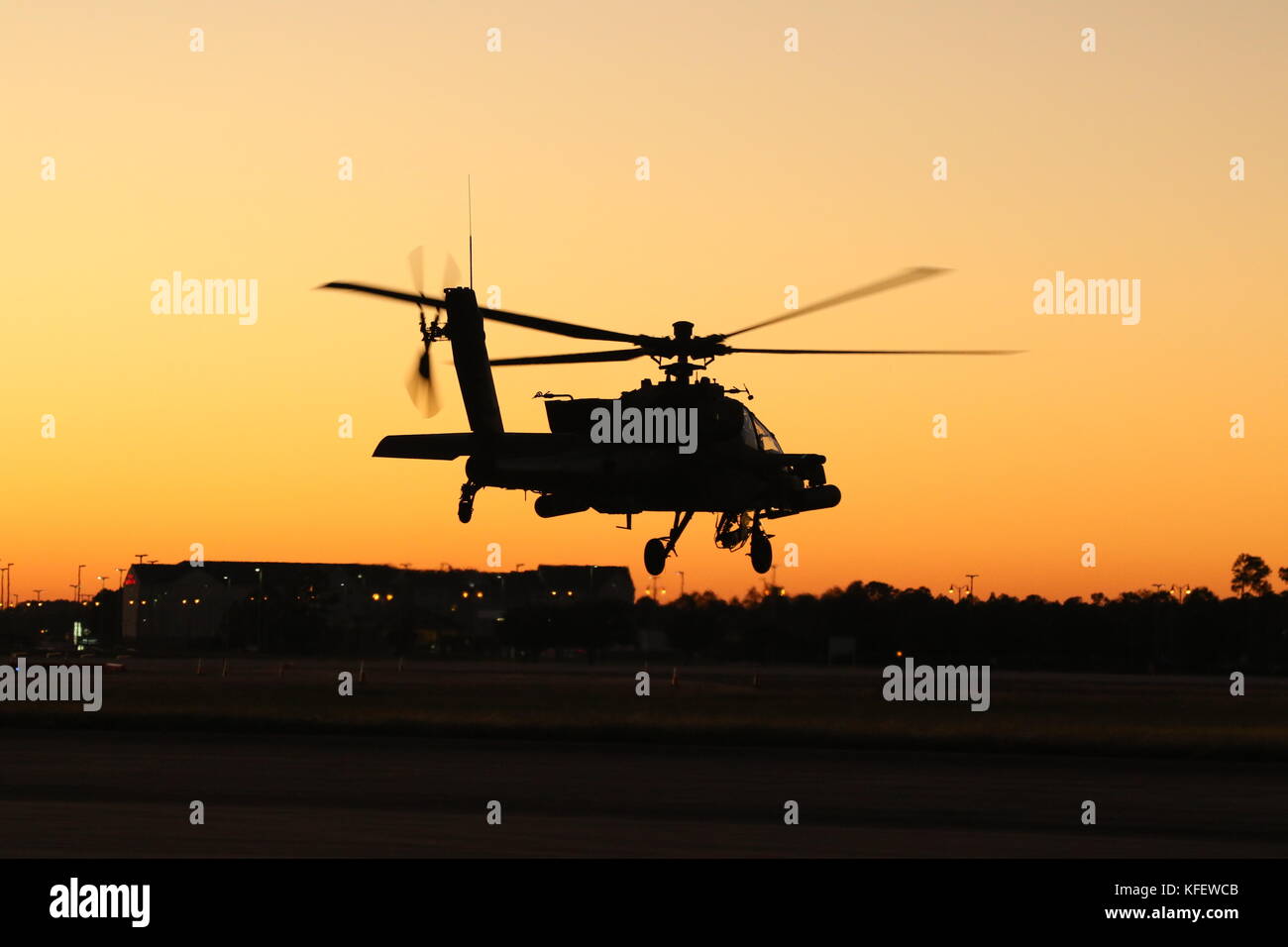 AH-64 Apache Hubschrauber Stockfoto