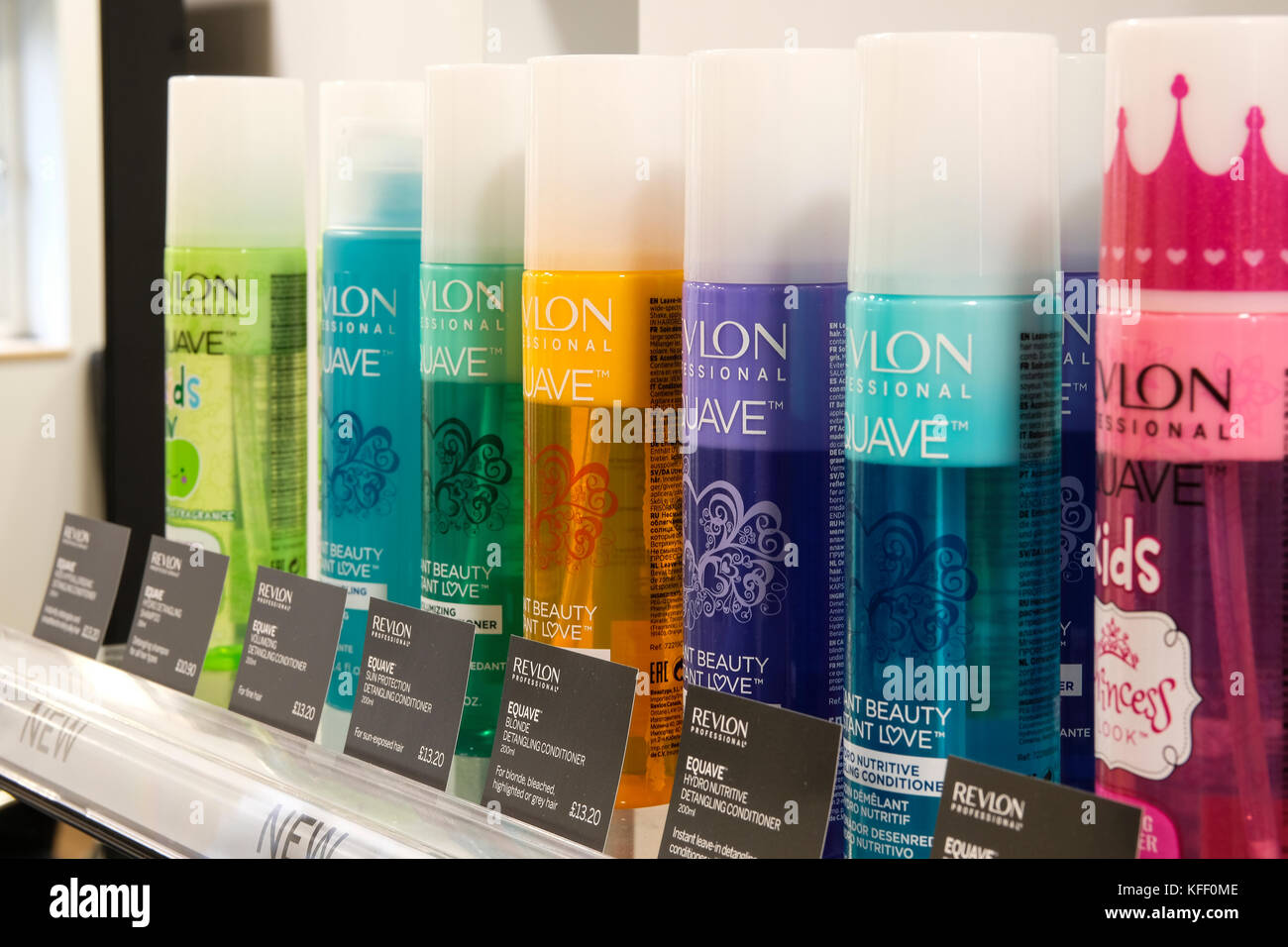 Revlon Professional Range von Haar Produkte Stockfoto