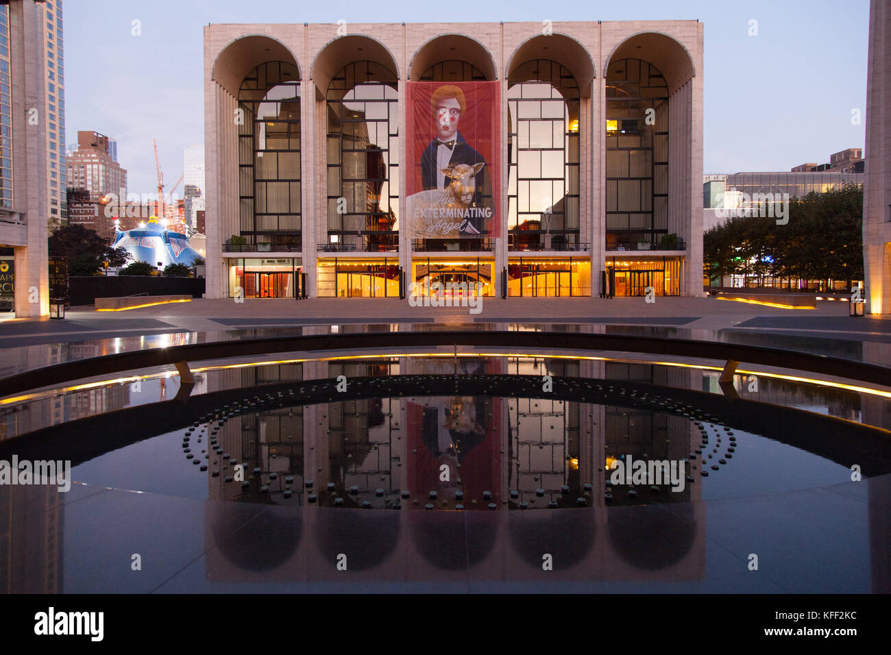 Lincoln Center für Darstellende Künste, Manhattan, New York City, NY, Vereinigte Staaten von Amerika. USA Stockfoto