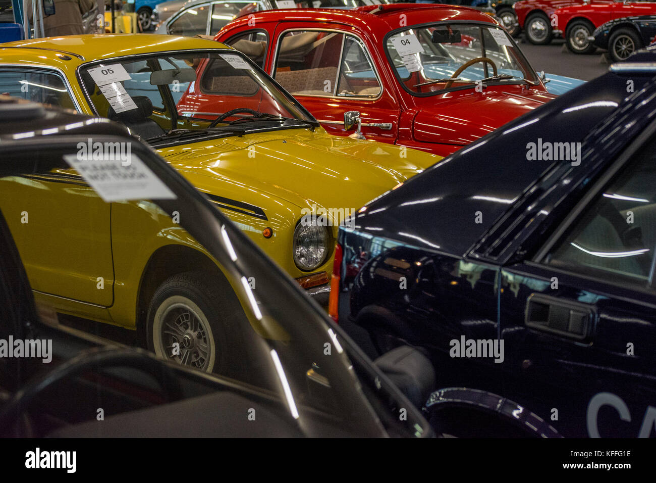 Padua, Italien. 28 Okt, 2017. Einen Überblick über die antiken internationalen Auto und Fahrrad Messe am 28. Oktober 2017 in Padua, Italien. Credit: Alessandro mazzola/Erwachen/alamy leben Nachrichten Stockfoto